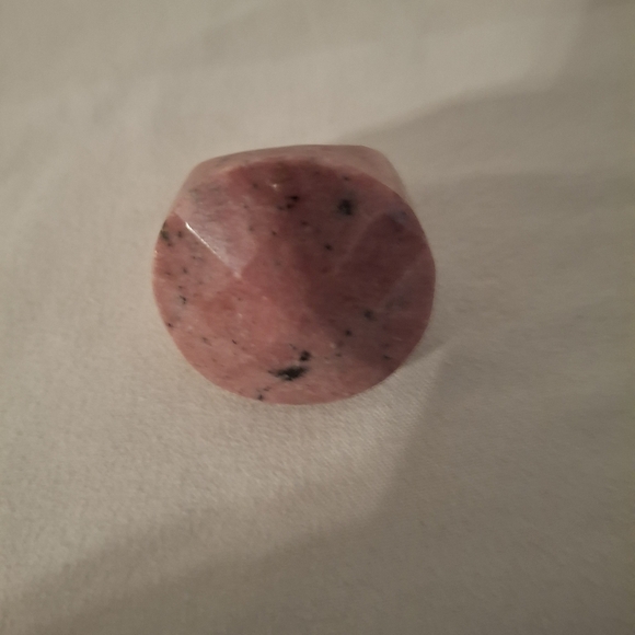 Women's Rhodocrosite Faceted Ring - Picture 1 of 7